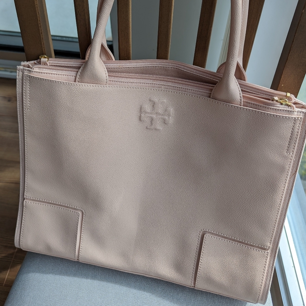 TORY BURCH Ella Tote Shoulder Bag (Pink Colour) 🩷
